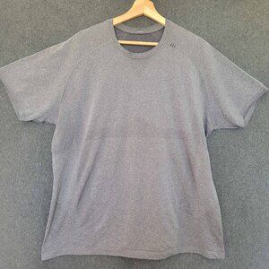 Lululemon Men's XXL Gray Metal Vent Tech Shirt Athletic Workout